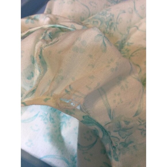 Vintage Dreamcoats Women's Nightgown Housecoat Set Floral Print Lace Detail Sz M - Picture 16 of 16